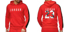 Load image into Gallery viewer, Ropa de marca, chándal de moda para hombres, traje deportivo Casual para hombres, sudaderas con capucha, ropa deportiva JORDAN 23, abrigo + pantalón conjunto para hombre
