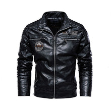 Load image into Gallery viewer, 2019 Men's Natural Real Leather Jacket Men Motorcycle Hip Hop Biker Winter Coat Men Warm Genuine Leather Jackets plus size 3XL
